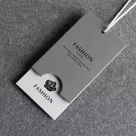 Clothing Hang Tags printed with a custom design