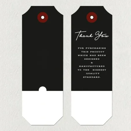 Die Cut Hang Tags